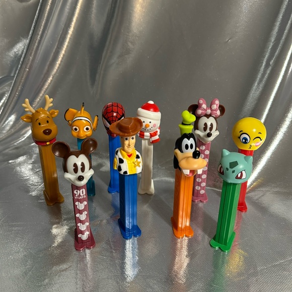 pez Other - Mixed Lot 10 Pez Candy Dispensers Disney Holiday Christmas Marvel pokemon